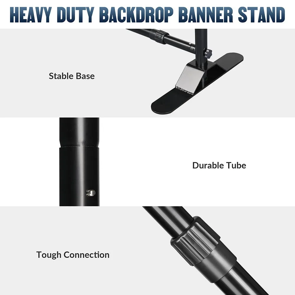 10x8 ft Adjustable Telescopic Trade Show Banner Stand