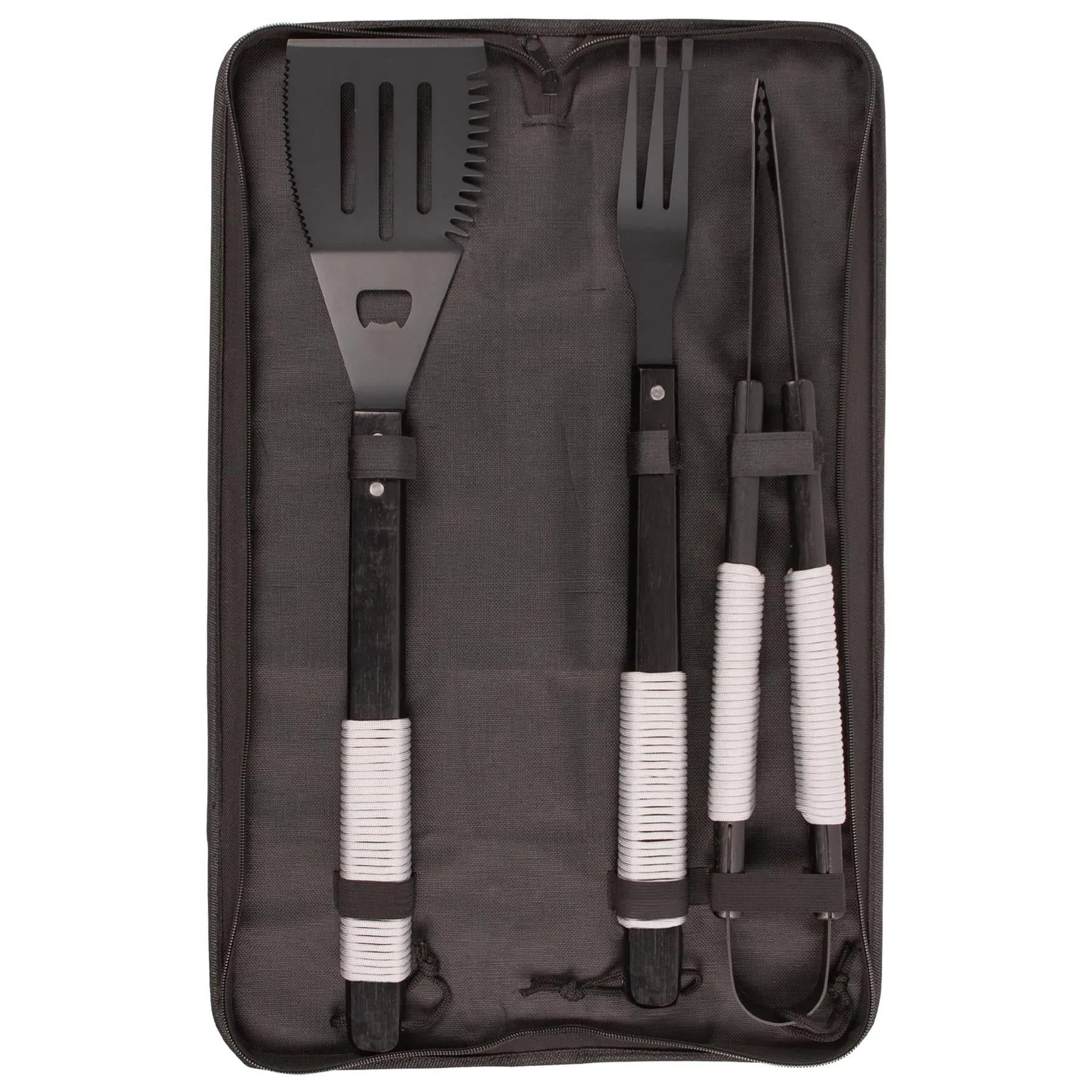 3pc Wooden BBQ Tools Set - By BobbyQ