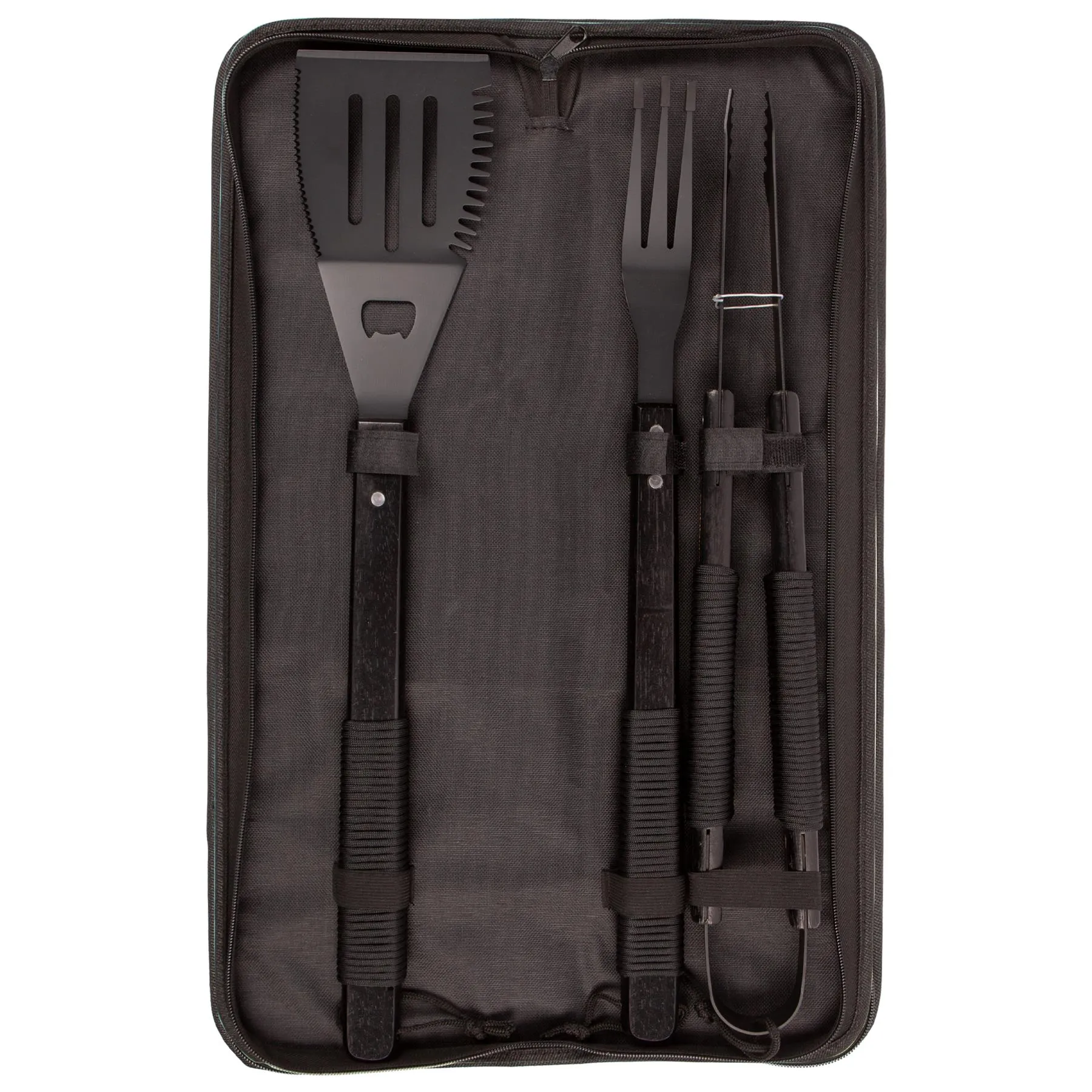 3pc Wooden BBQ Tools Set - By BobbyQ