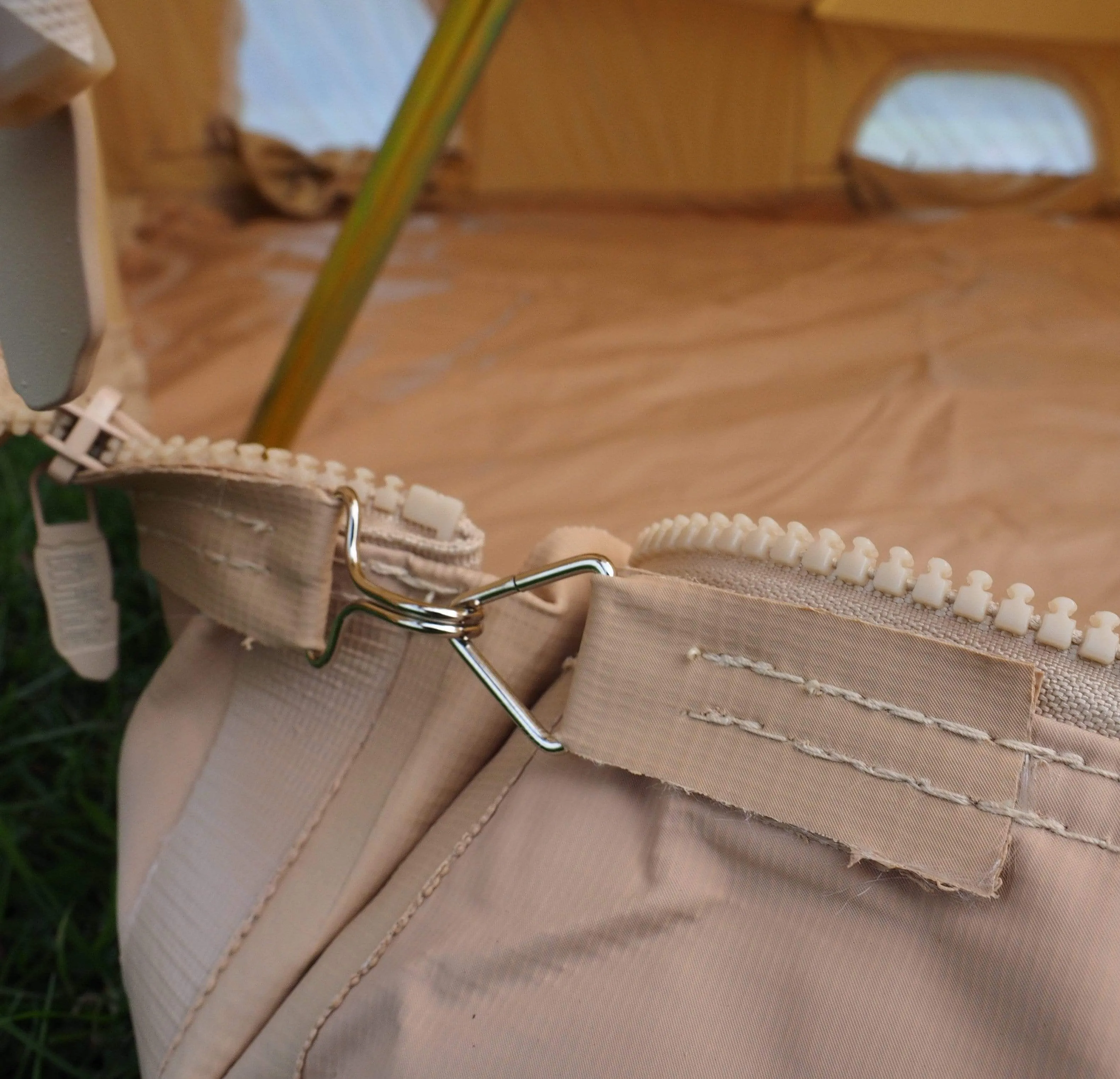 6m Bell Tent 285gsm 100% Natural Canvas | XL Walls & StoveMate