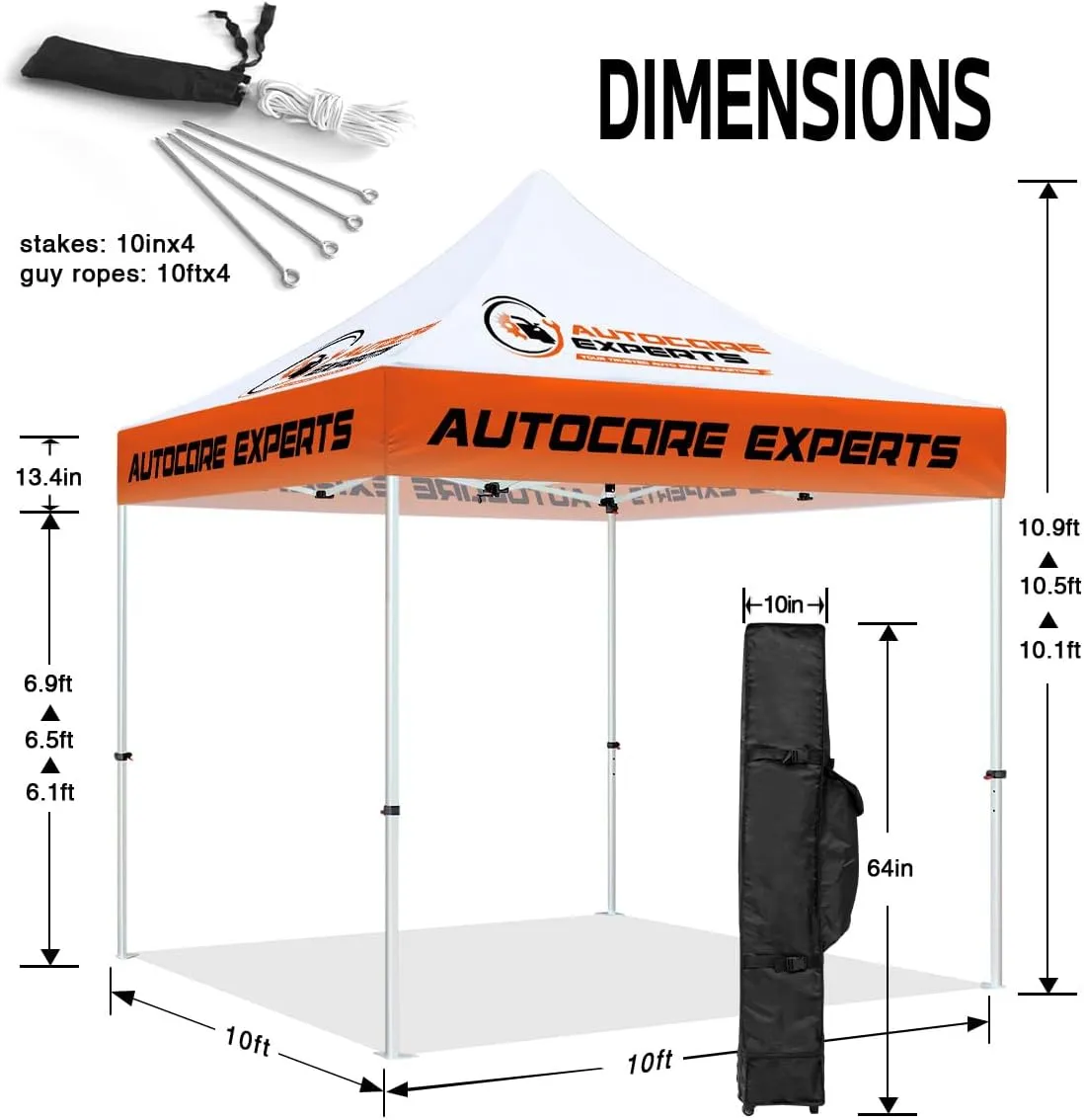 ABLEM8CANOPY AUTOCGRE EXPERTS 10x10 Canopy Tents for Sale