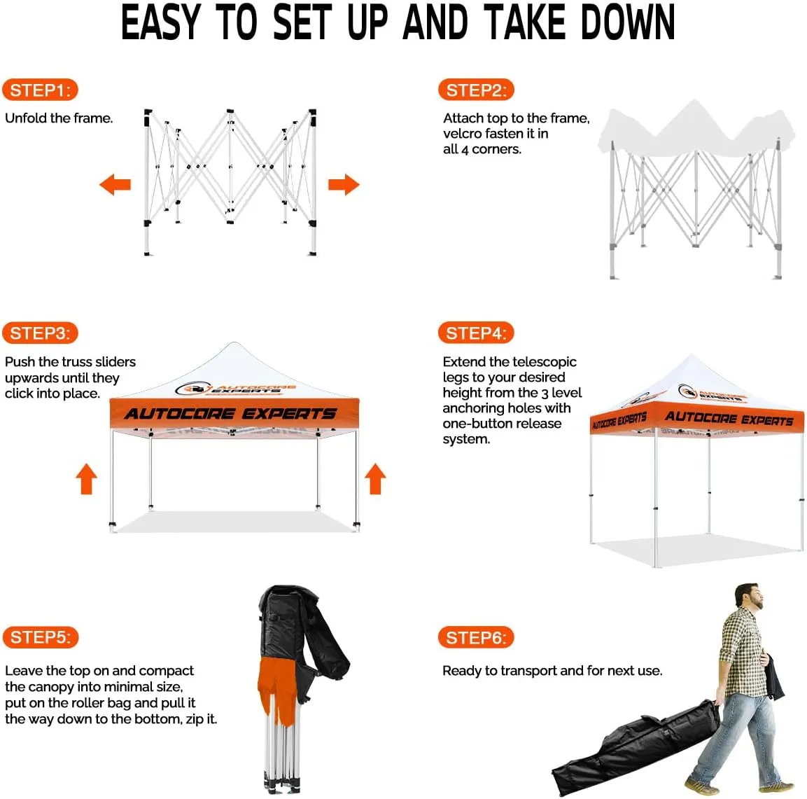 ABLEM8CANOPY AUTOCGRE EXPERTS 10x10 Canopy Tents for Sale