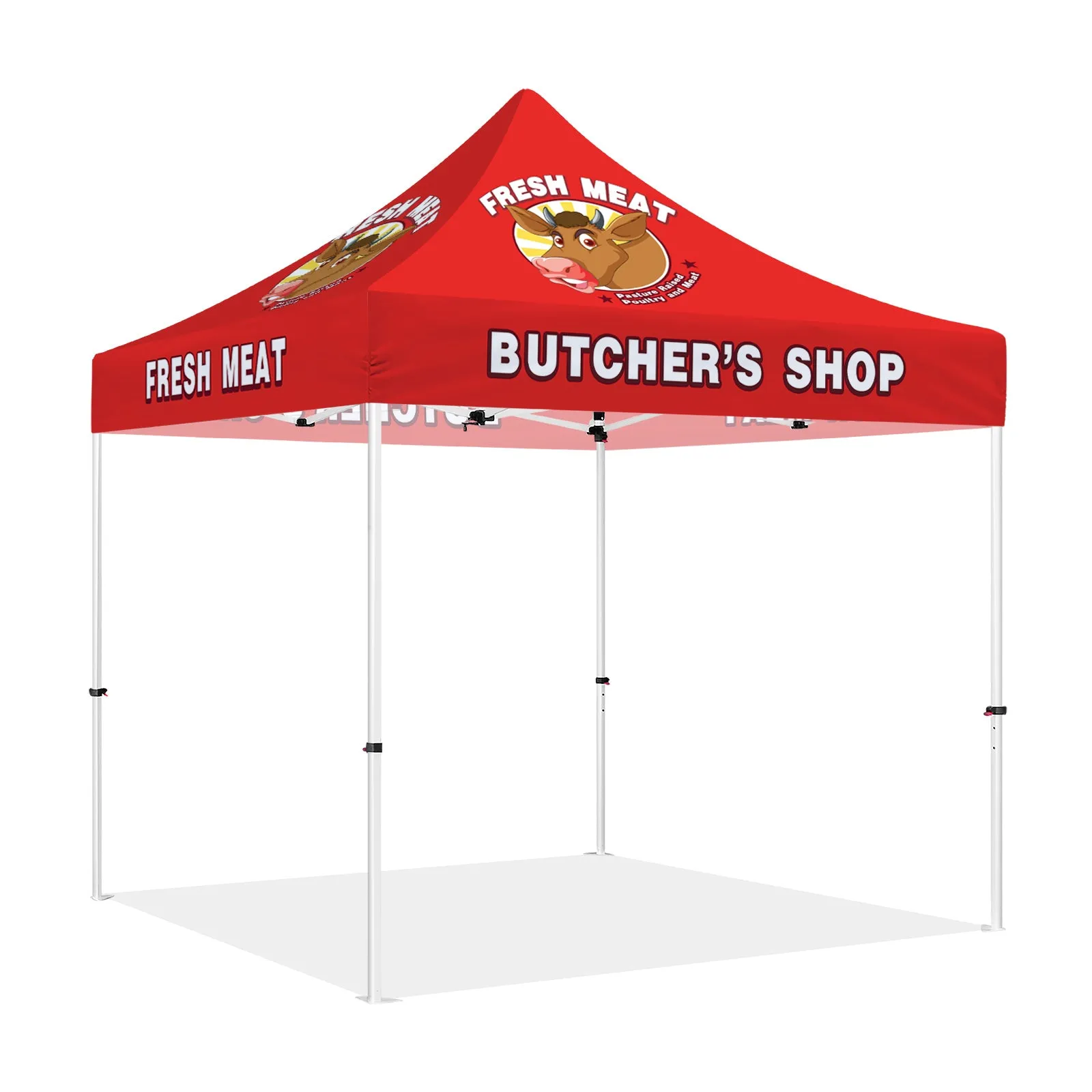 ABLEM8CANOPY Butcher Shop 10x10 Canopy Tent with Walls