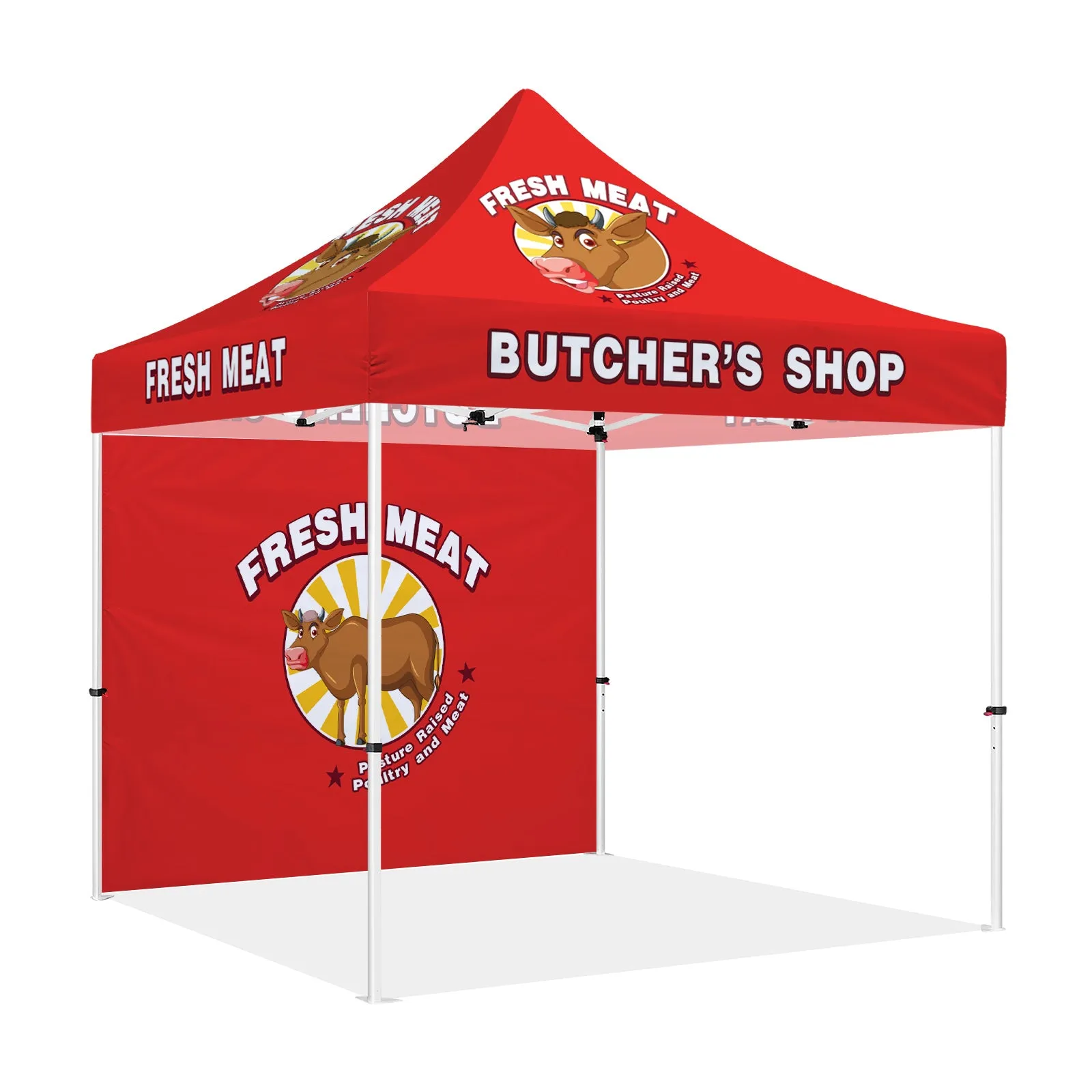 ABLEM8CANOPY Butcher Shop 10x10 Canopy Tent with Walls