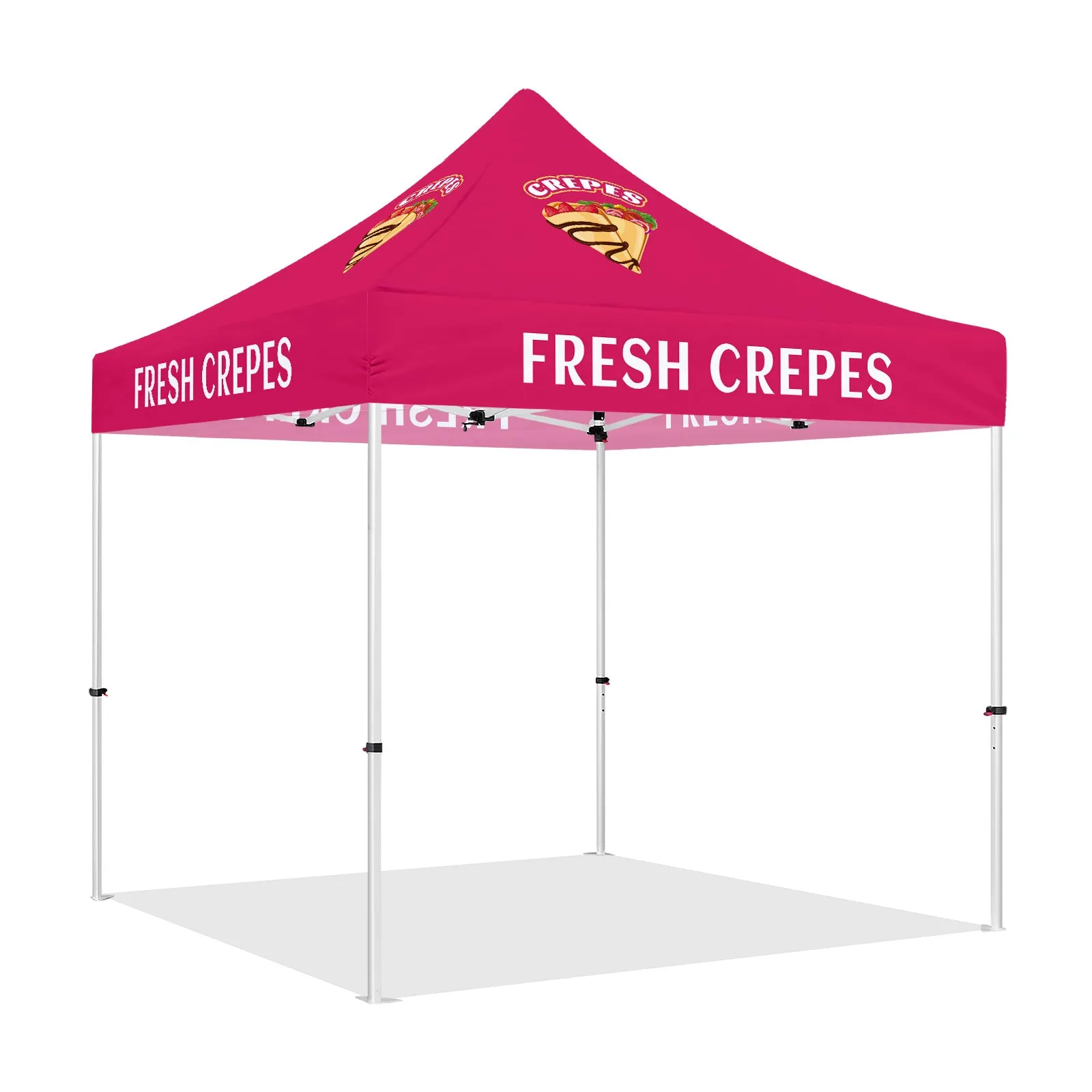 ABLEM8CANOPY Fresh Crepes 10x10 Covered Canopy Tent