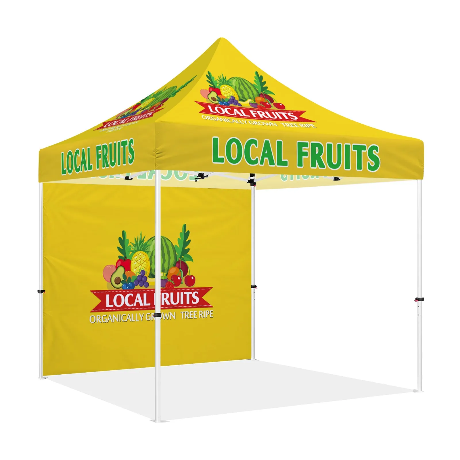 ABLEM8CANOPY Local Fruits 10x10 Pop Up Branded Canopy Tents