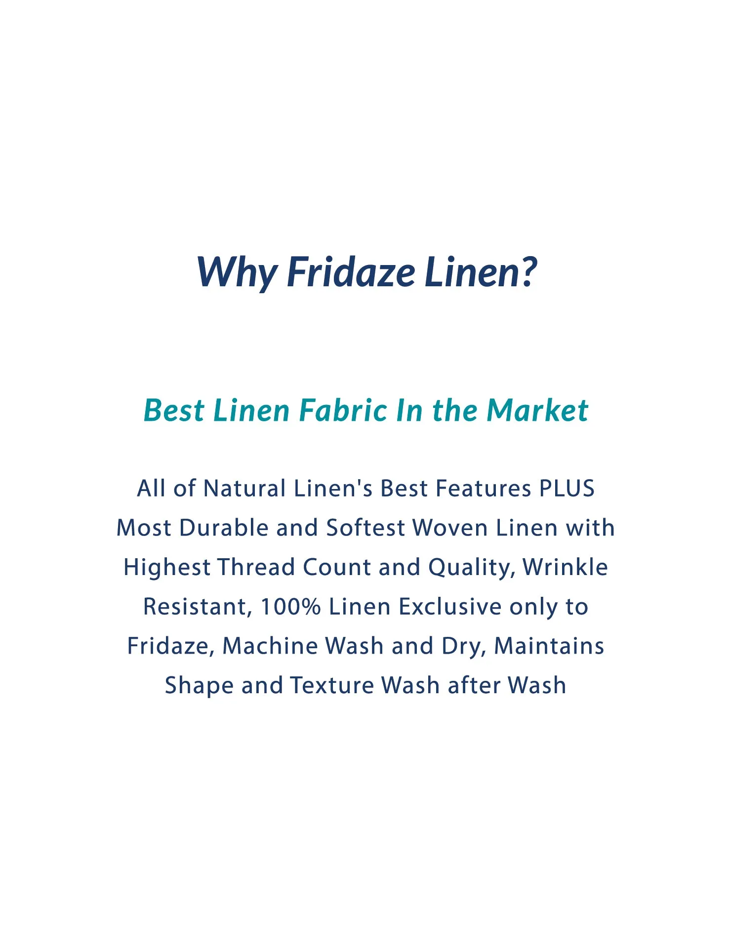 Adults - Fridaze 100% Linen Face Mask (No Filter Included) - White