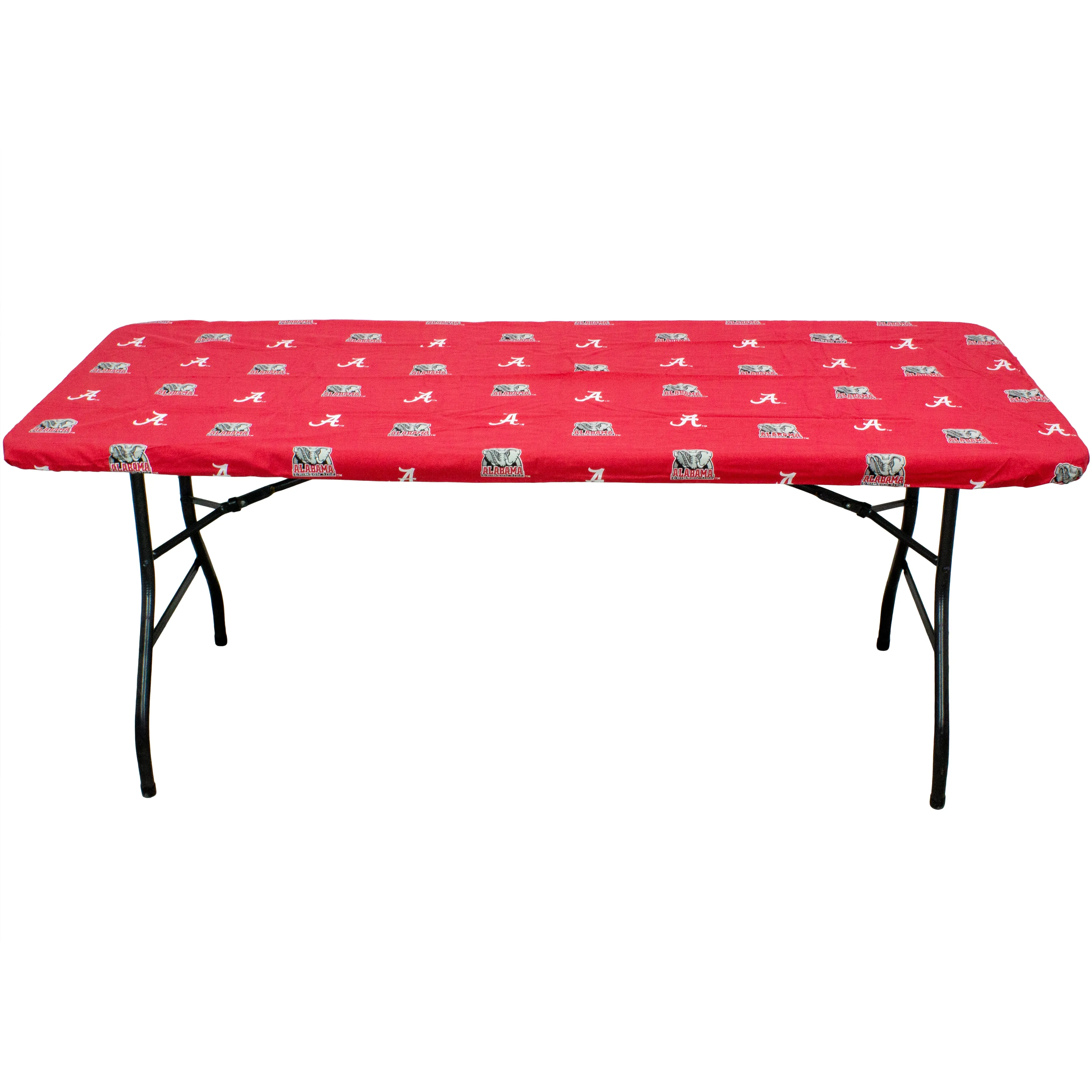 Alabama Crimson Tide Fitted Table Cover / Tablecloth:  3 Sizes Available