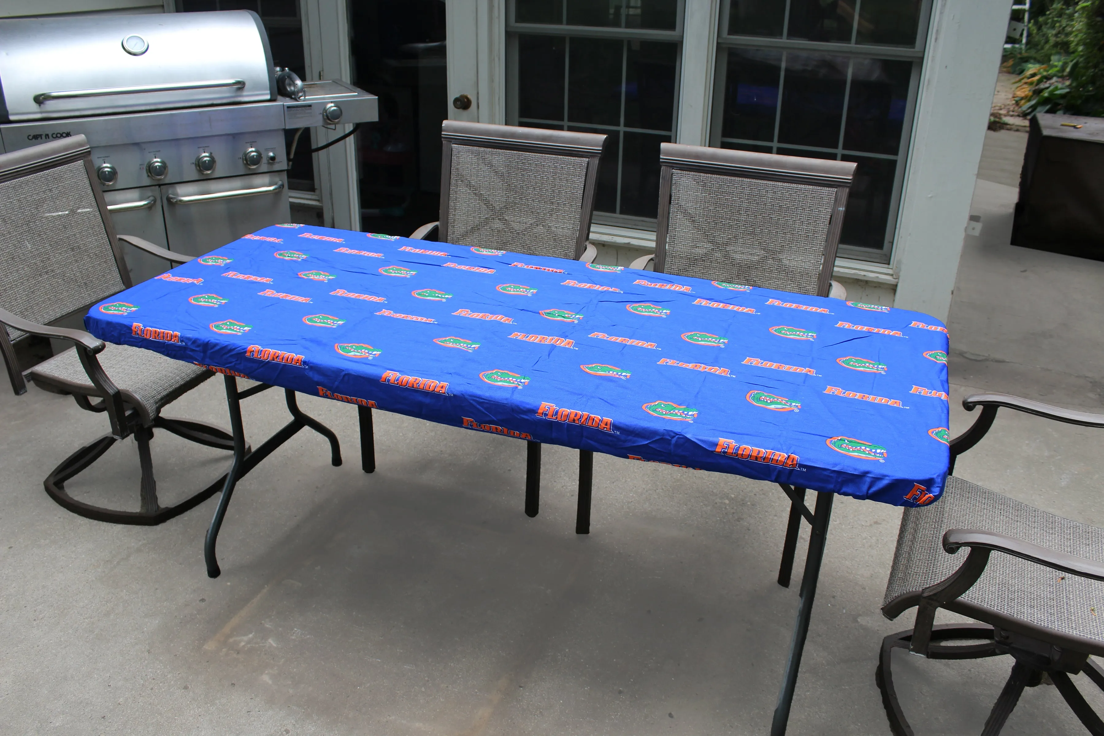 Alabama Crimson Tide Fitted Table Cover / Tablecloth:  3 Sizes Available