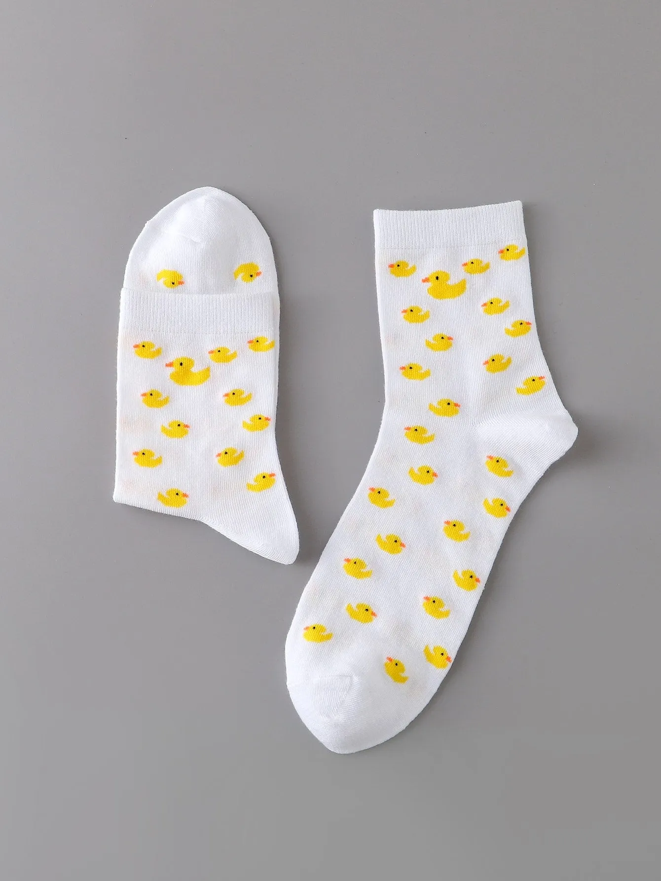 All Over Duck Crew Socks Funny Socks for Men Novelty Socks Funky Socks Gift for