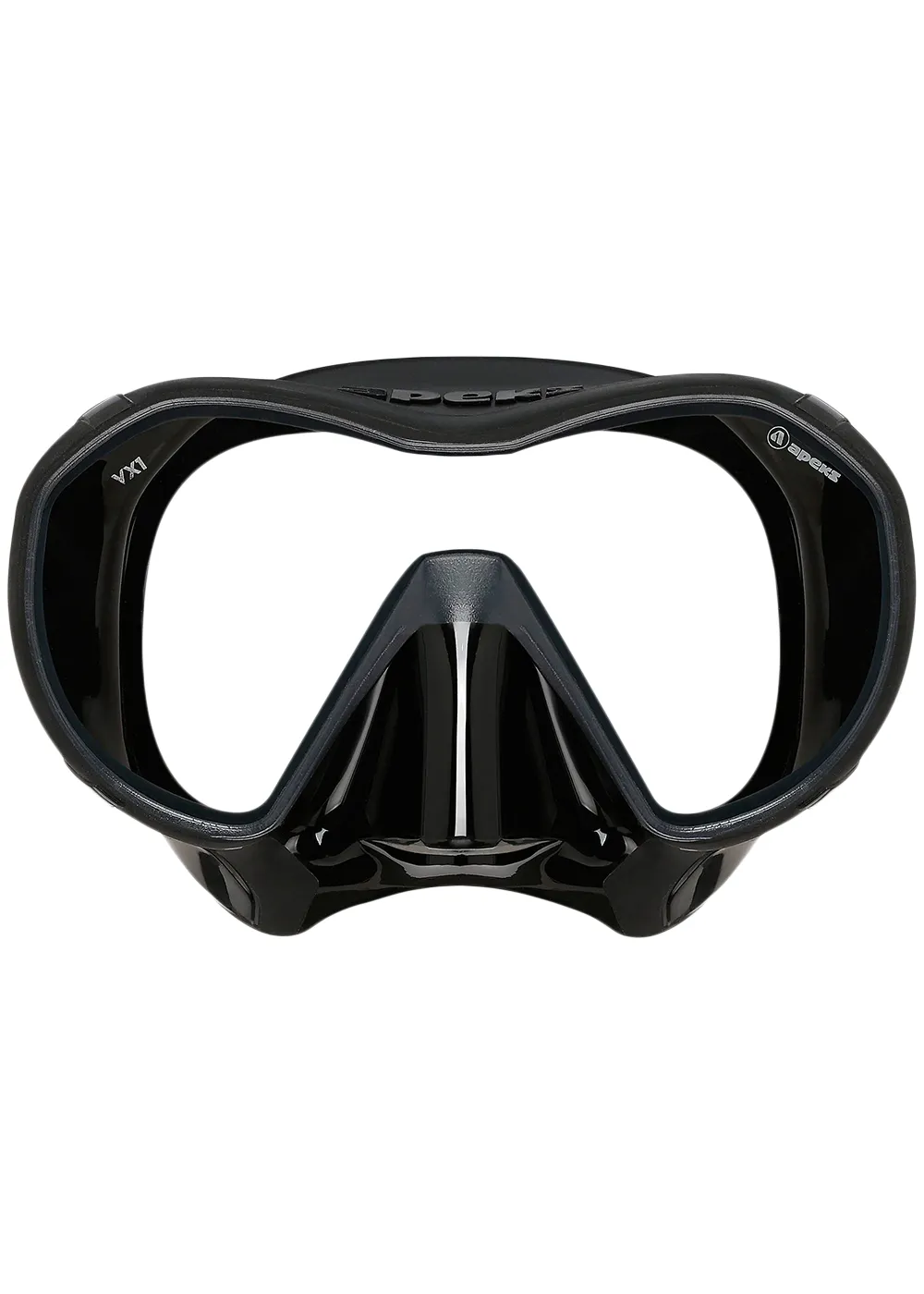 Apeks Mask - Snorkel & Fin Combo - Black