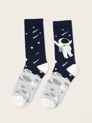 Astronaut Socks Funny Socks for Women Novelty Socks Funky Socks Gift for Her