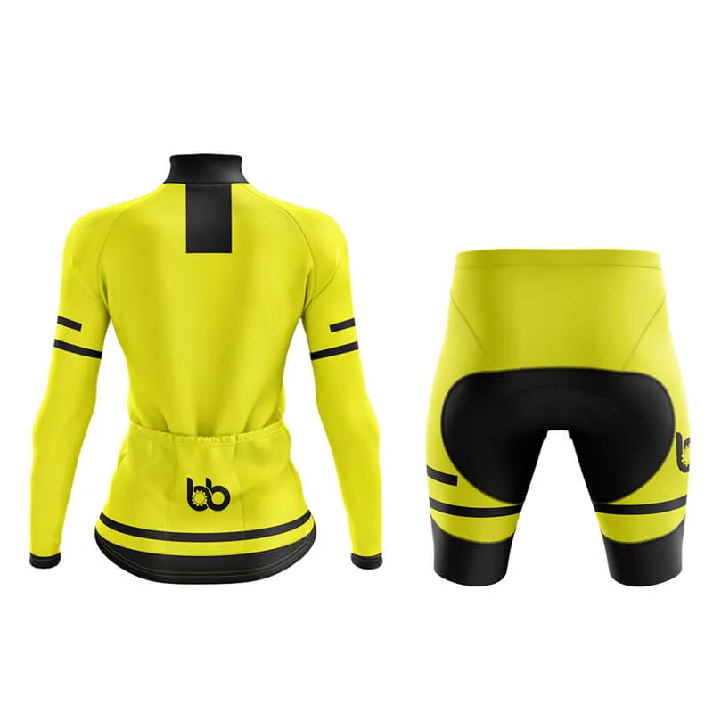 Bicycle Booth Outline (Yellow) Aero Cycling Kit