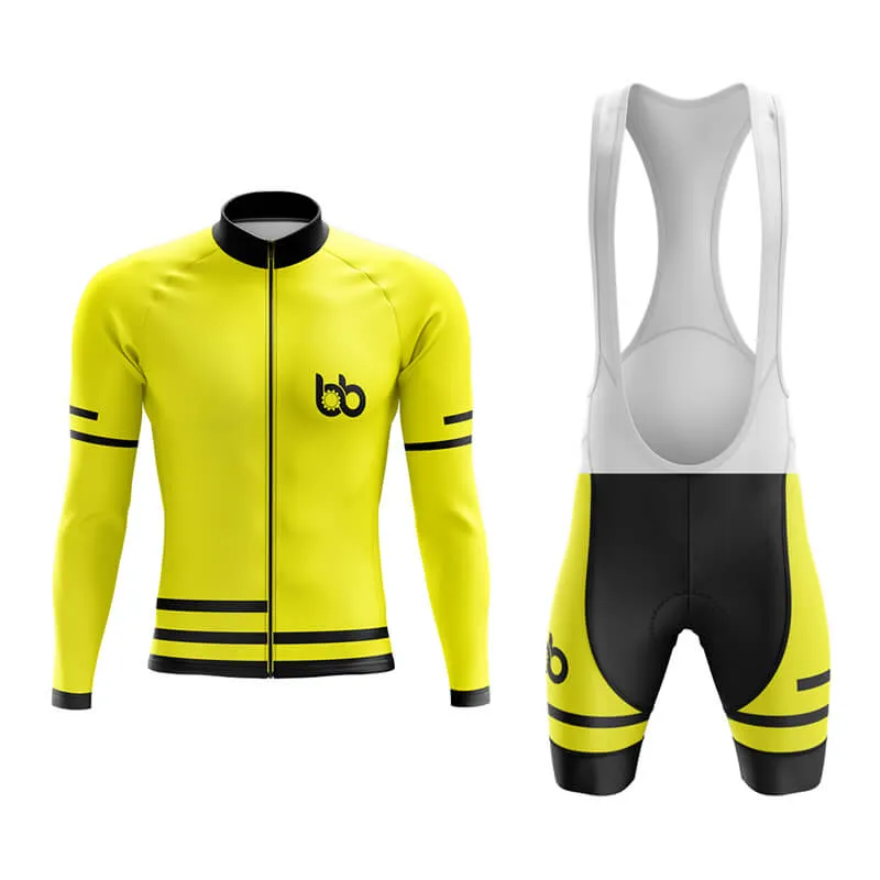 Bicycle Booth Outline (Yellow) Aero Cycling Kit