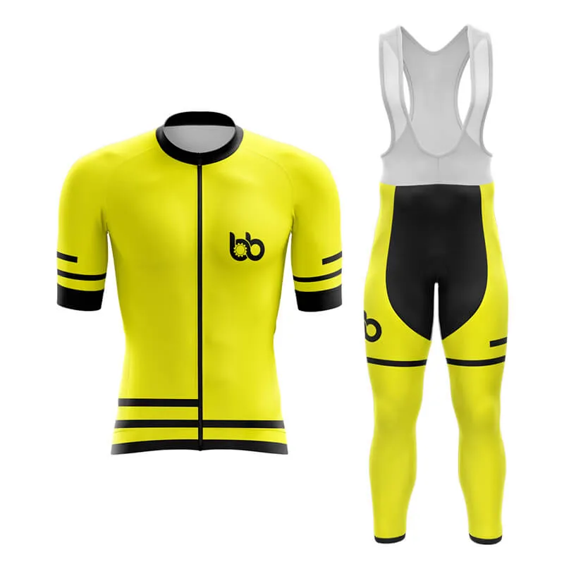 Bicycle Booth Outline (Yellow) Aero Cycling Kit