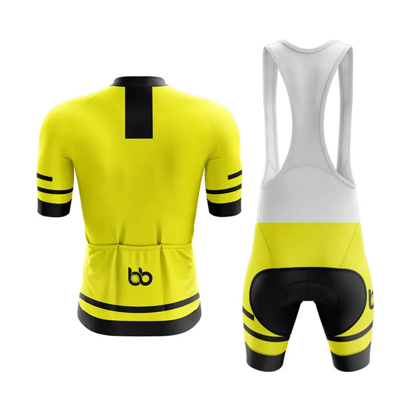 Bicycle Booth Outline (Yellow) Aero Cycling Kit