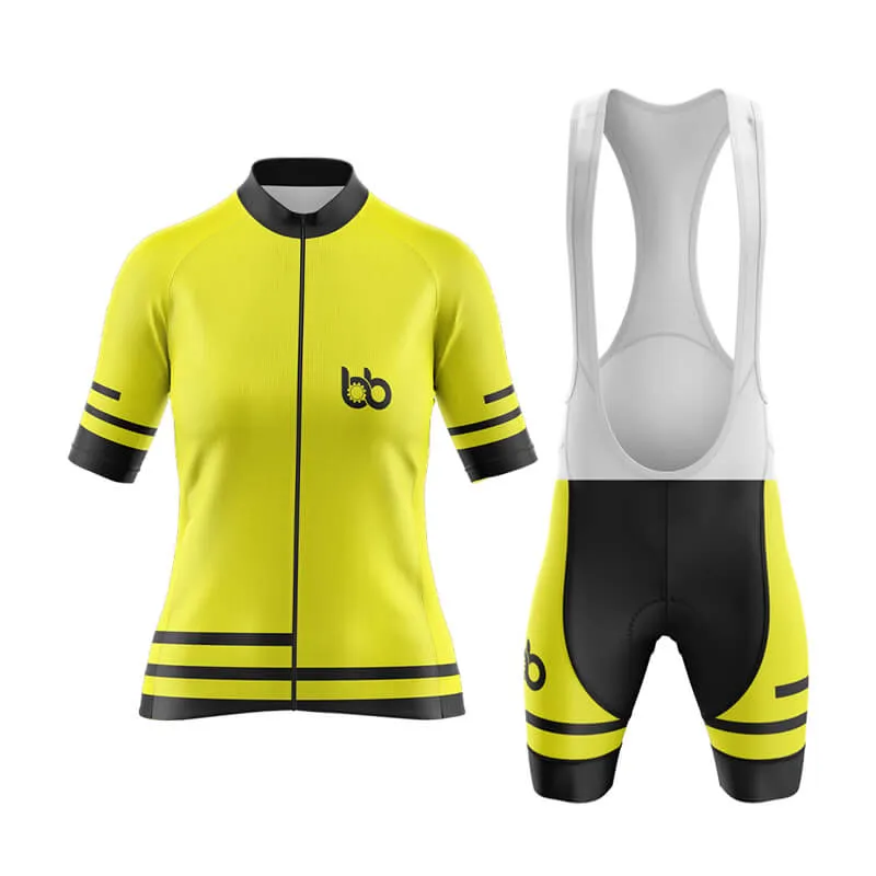 Bicycle Booth Outline (Yellow) Aero Cycling Kit