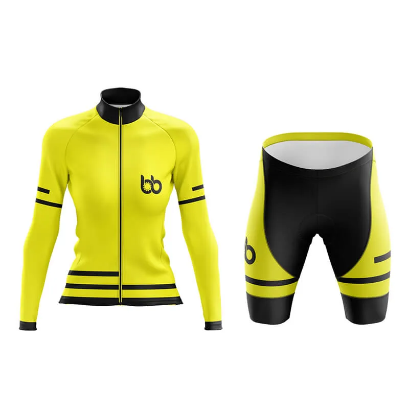 Bicycle Booth Outline (Yellow) Aero Cycling Kit