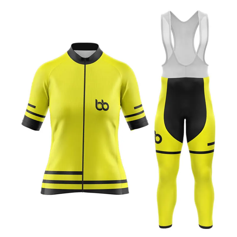 Bicycle Booth Outline (Yellow) Aero Cycling Kit