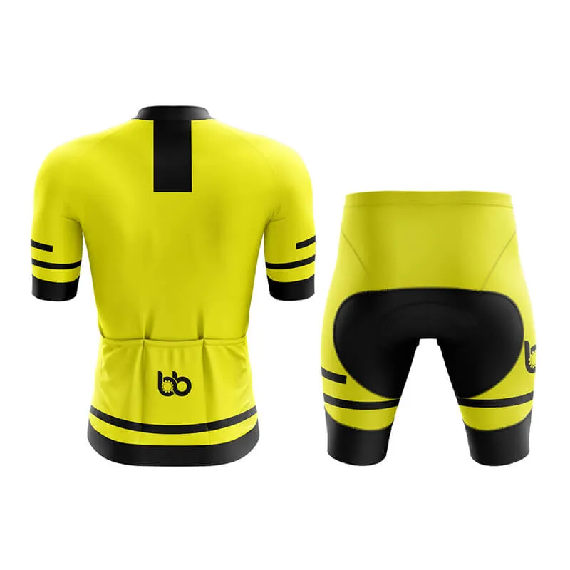 Bicycle Booth Outline (Yellow) Aero Cycling Kit