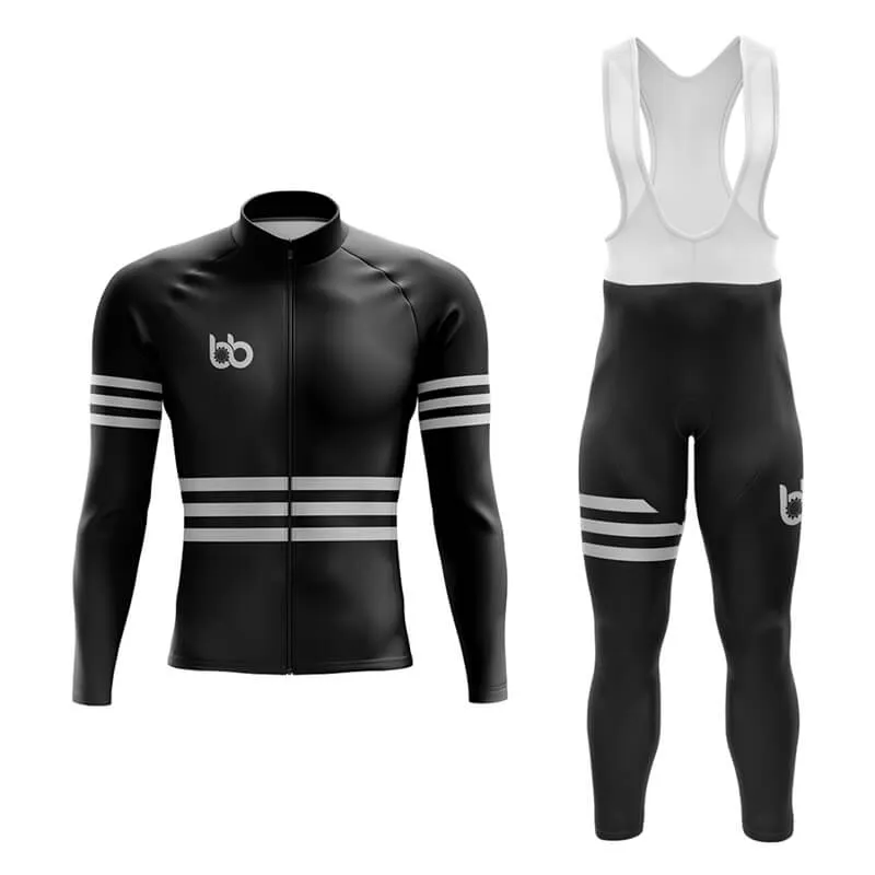 Bicycle Booth Stripes (Black) Aero Cycling Kit