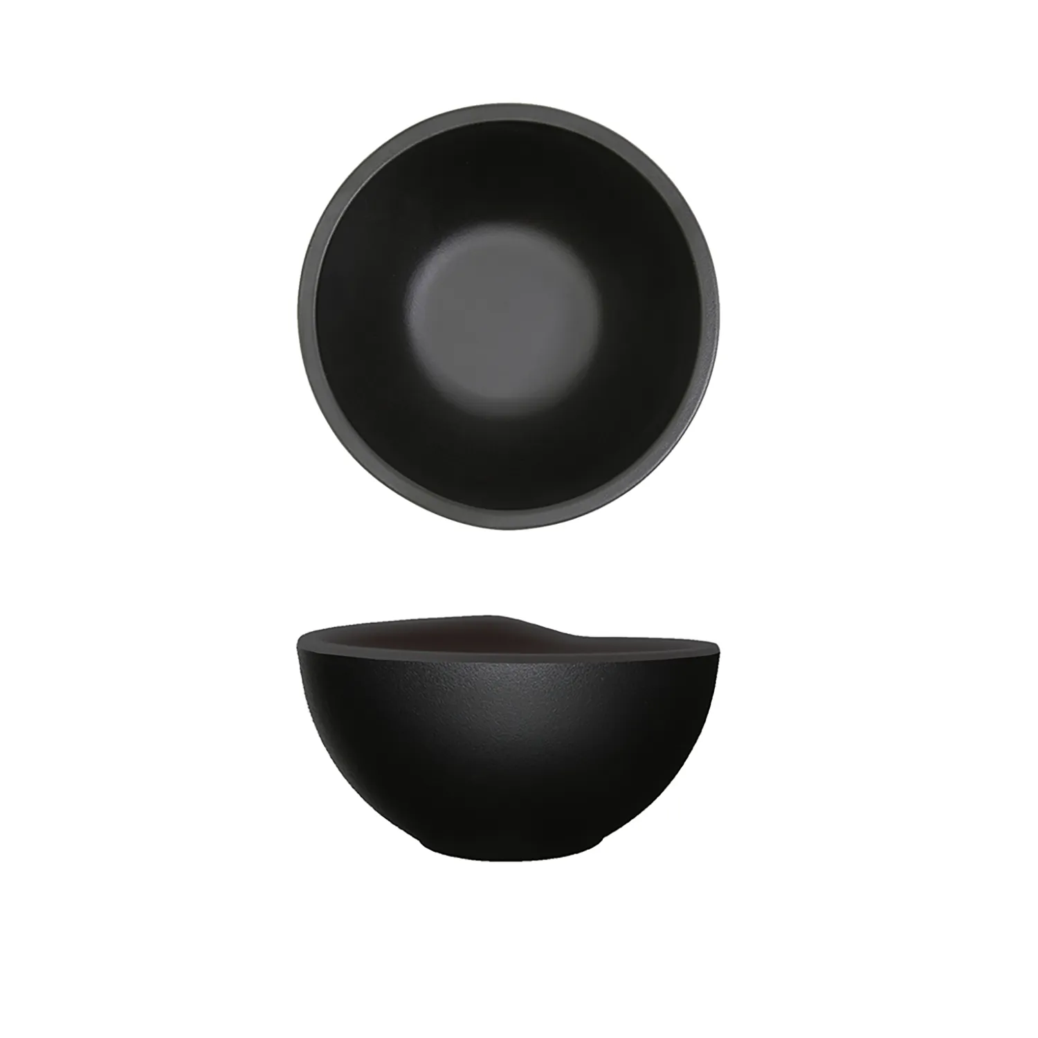 Black Copenhagen Melamine Bowl 10.8 x 5.6cm - Pack 24