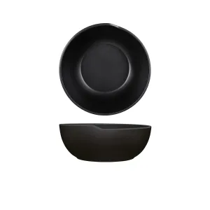 Black Copenhagen Round Melamine Bowl 20 x 7.5cm - Pack 6