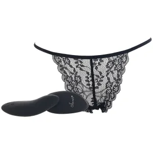 Black Lace Bikini & Remote Panty Vibe XL