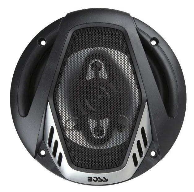 BOSS NX524 5.25" 300W and 6.5" 400W 4 Way Car Audio Coaxial Speaker Set (4 Pack)