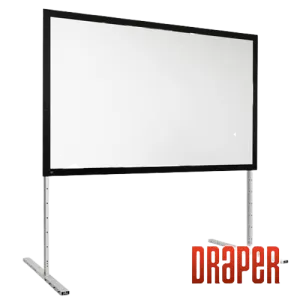 Draper 385122 Complete Screen w/Matt White Surface and Anodized Frame (50"x80")