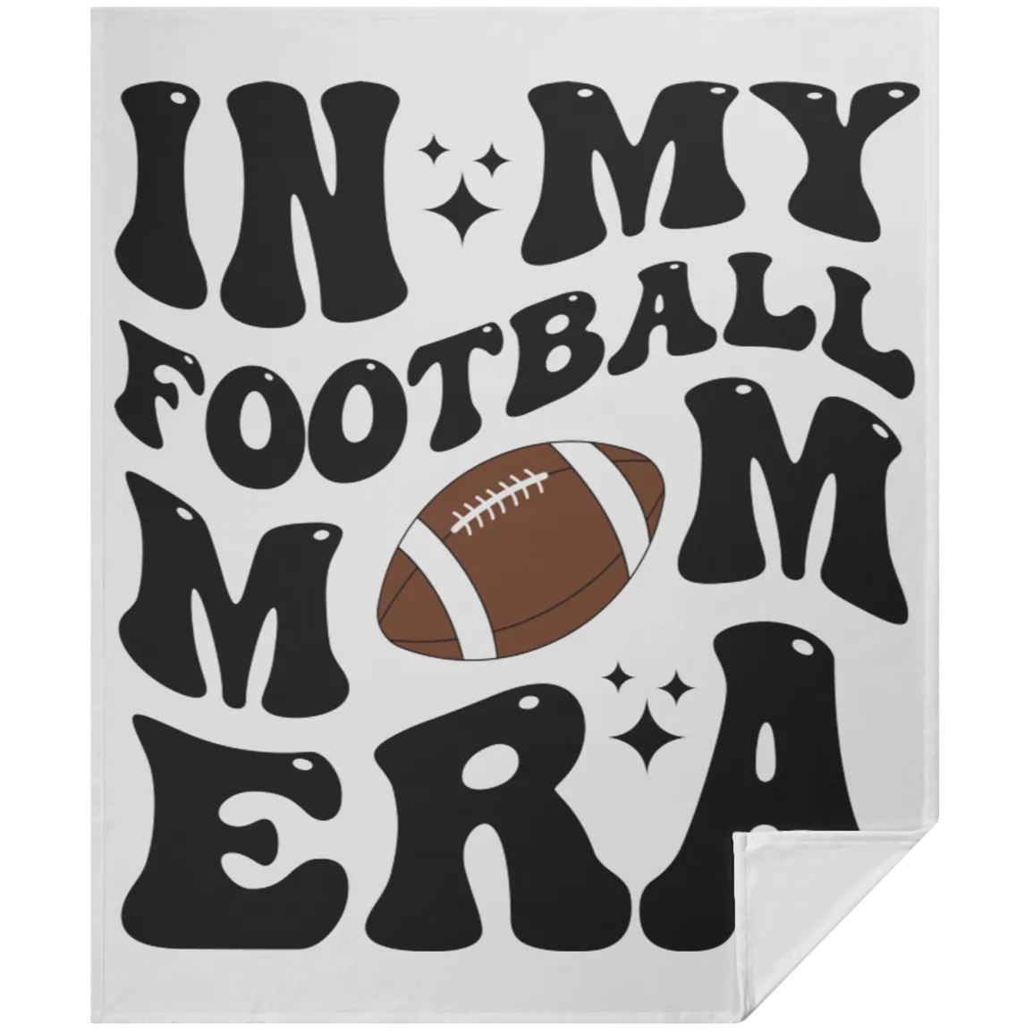 Football Mom TVM Twin Velvet Blanket 50x60