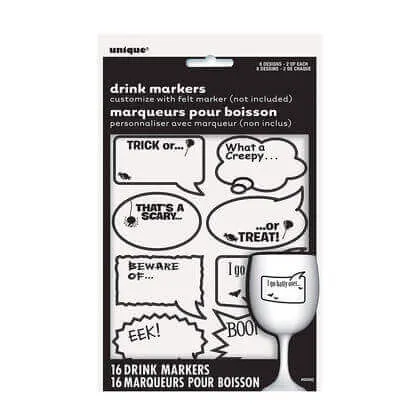 Halloween Conversation Drink Markers