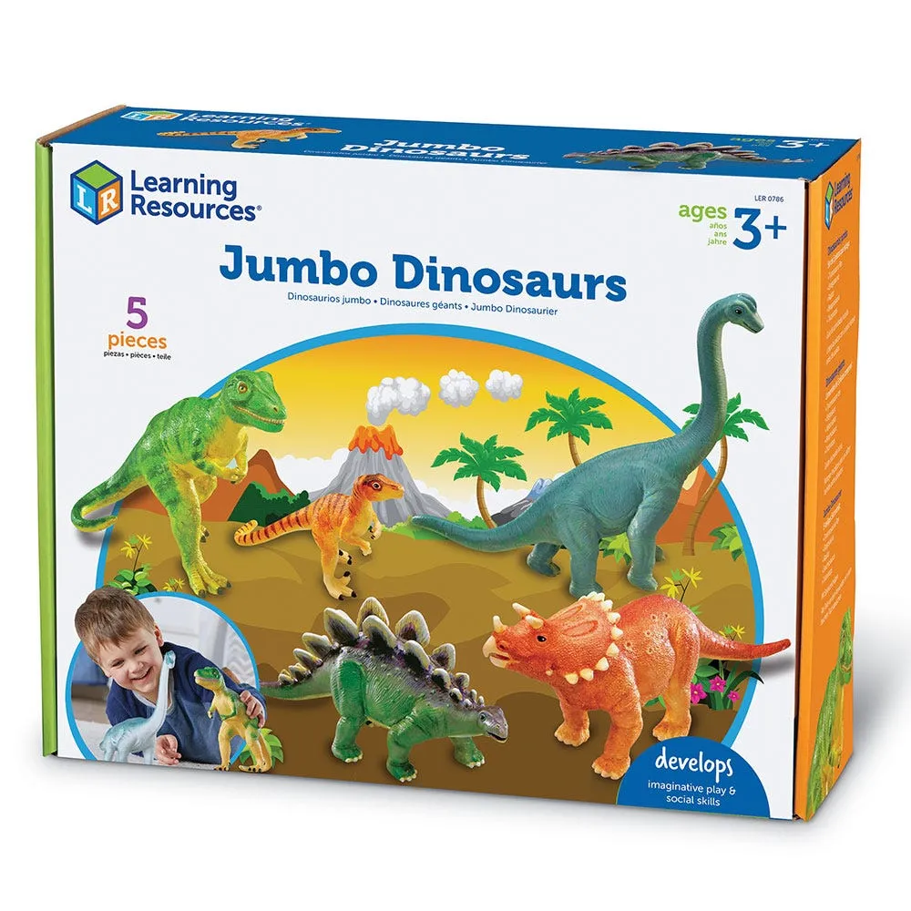 Jumbo Dinosaurs 5pc