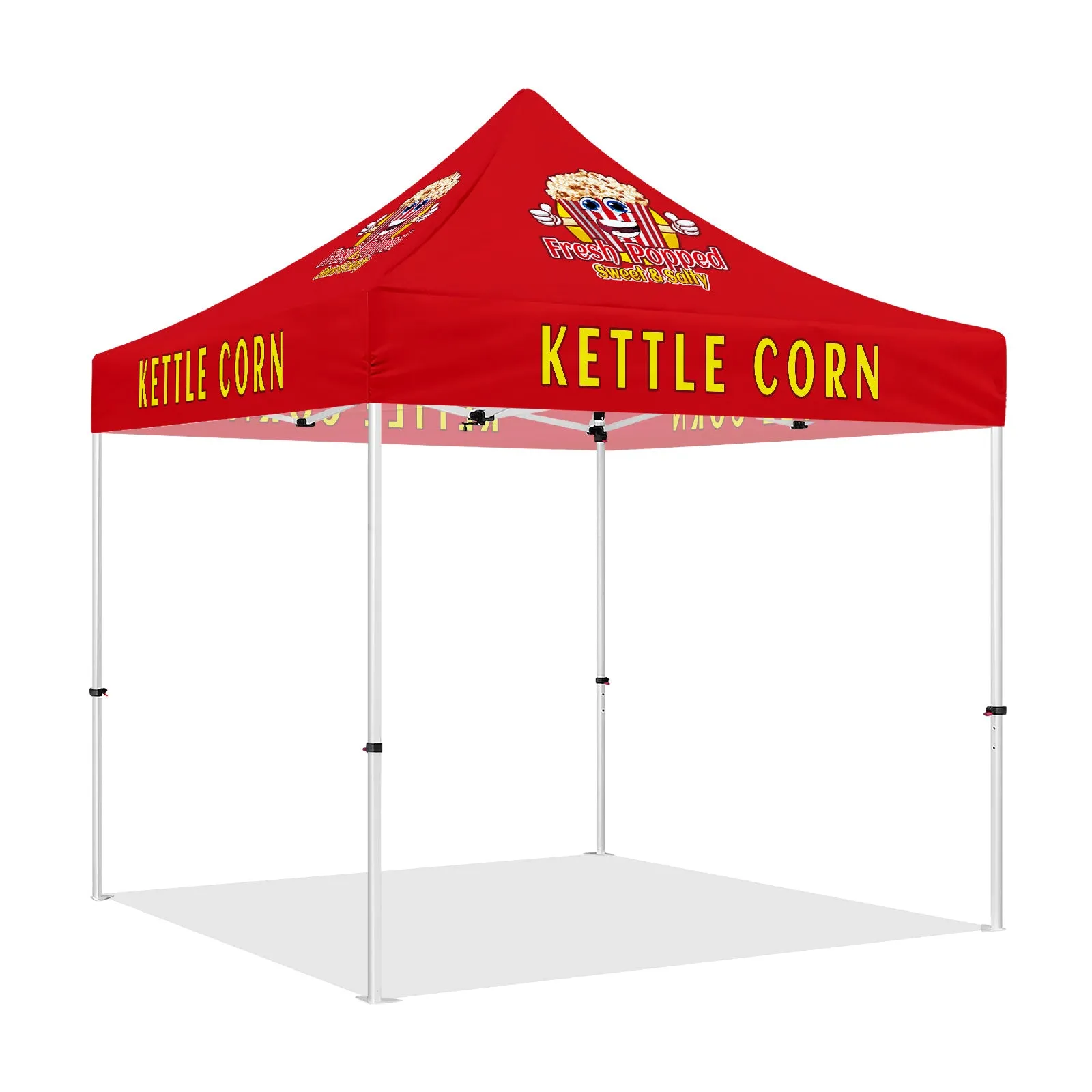 Kettle Corn tent-Kettle Corn 10 x 10 Pop Up Canopy Tent