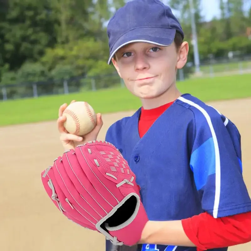 Kids Baseball Glove Sports Softball Glove Infielder Baseball Fielding Glove For Teens Girls Softball Glove Youth Baseball Mitts