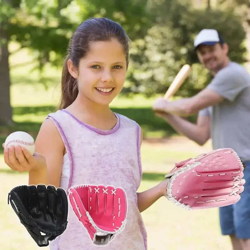 Kids Baseball Glove Sports Softball Glove Infielder Baseball Fielding Glove For Teens Girls Softball Glove Youth Baseball Mitts