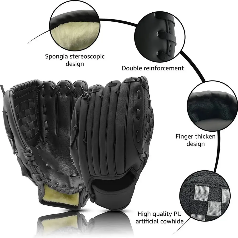 Kids Baseball Glove Sports Softball Glove Infielder Baseball Fielding Glove For Teens Girls Softball Glove Youth Baseball Mitts