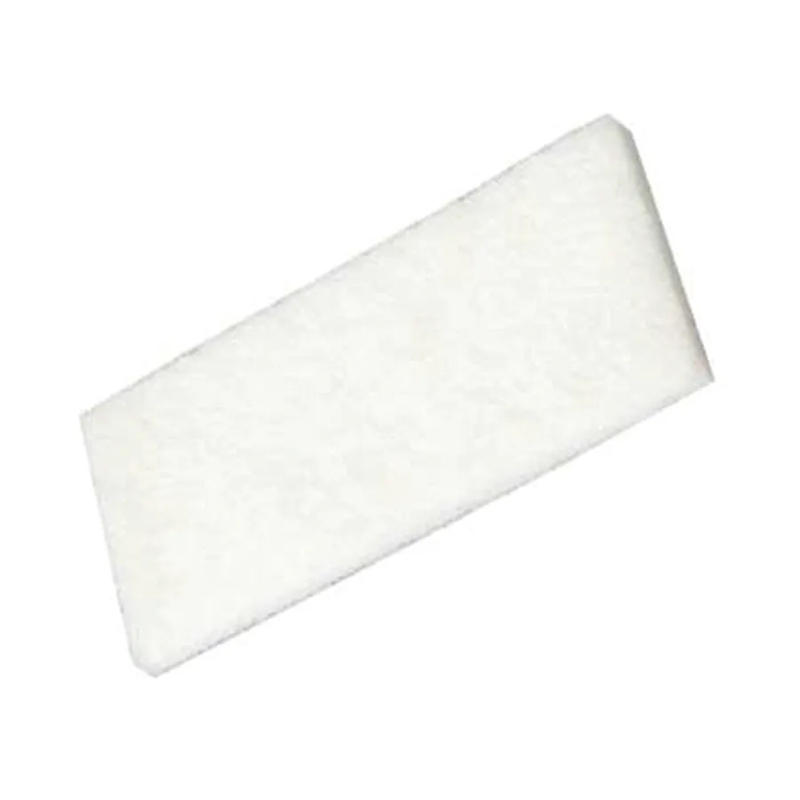 Light Duty 6 x 9 White Scouring Pads  (10/pk)