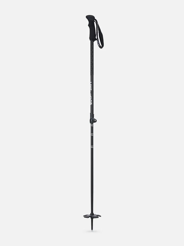 Line Vision Ski Poles - Black