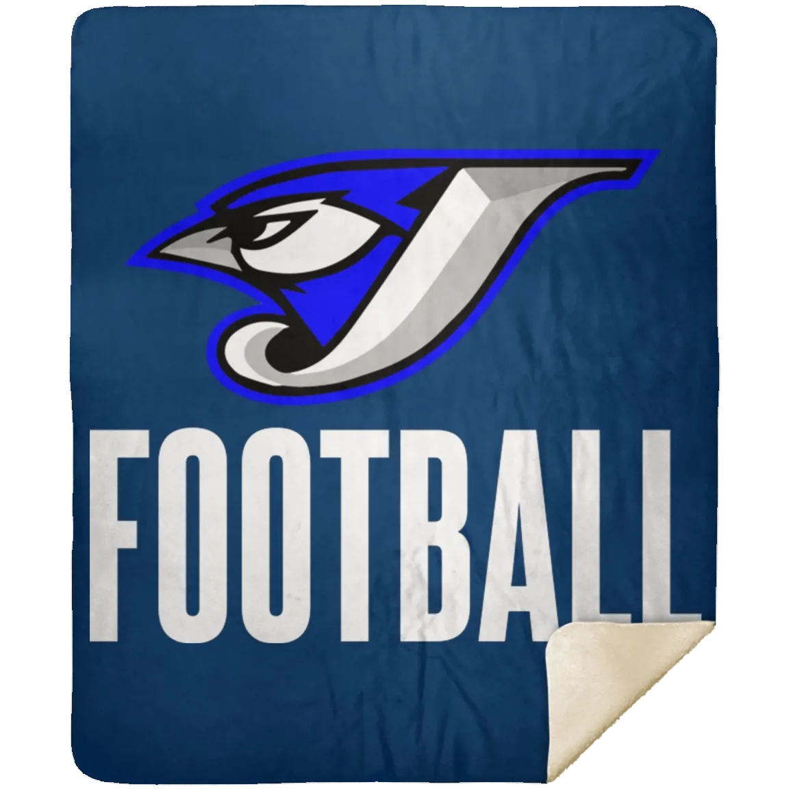 Logo Football MSHM Premium Sherpa Blanket 50x60