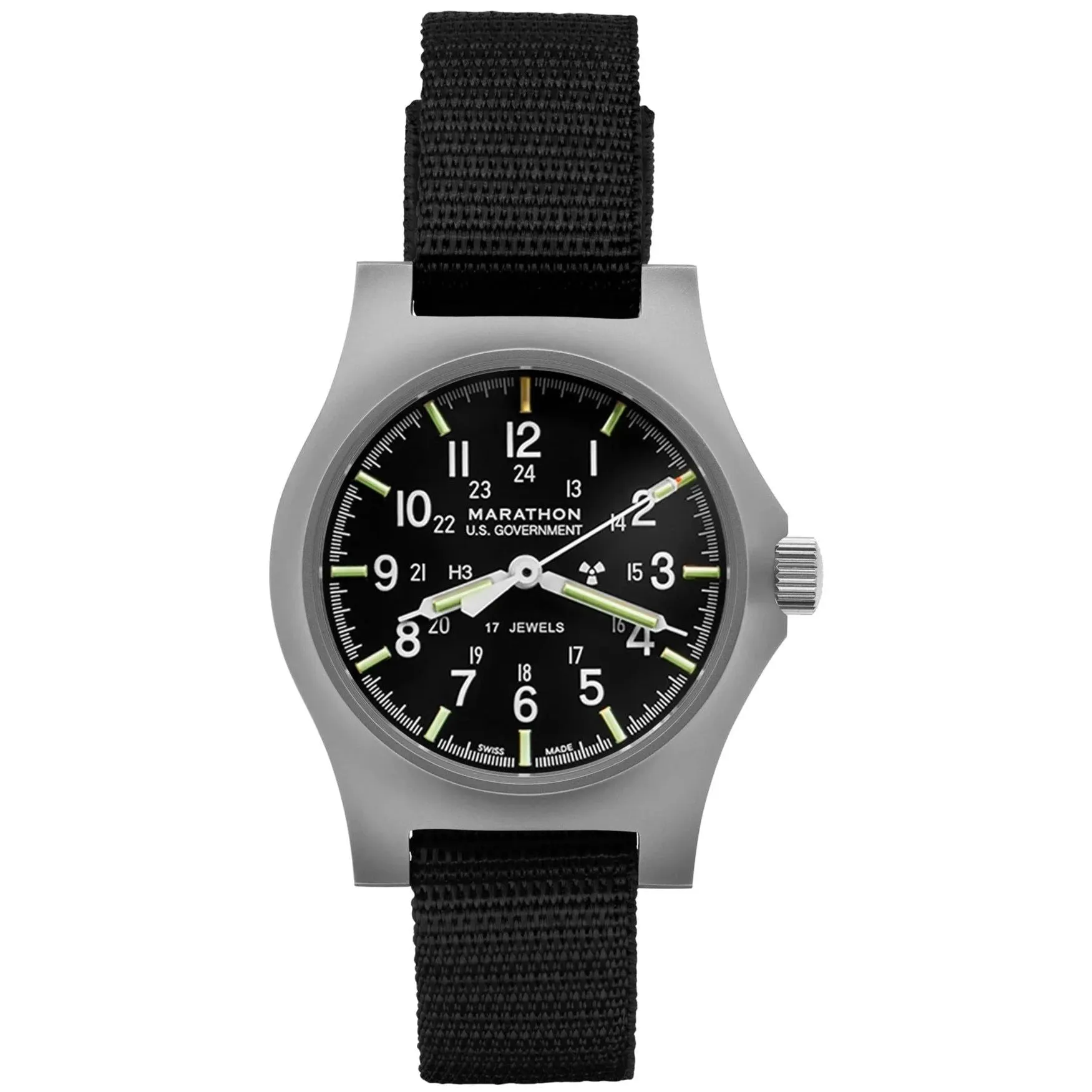 Marathon Re-Issue GP Mechanical (GPM) 39mm US Government Marking Stainless Steel WW194003SS