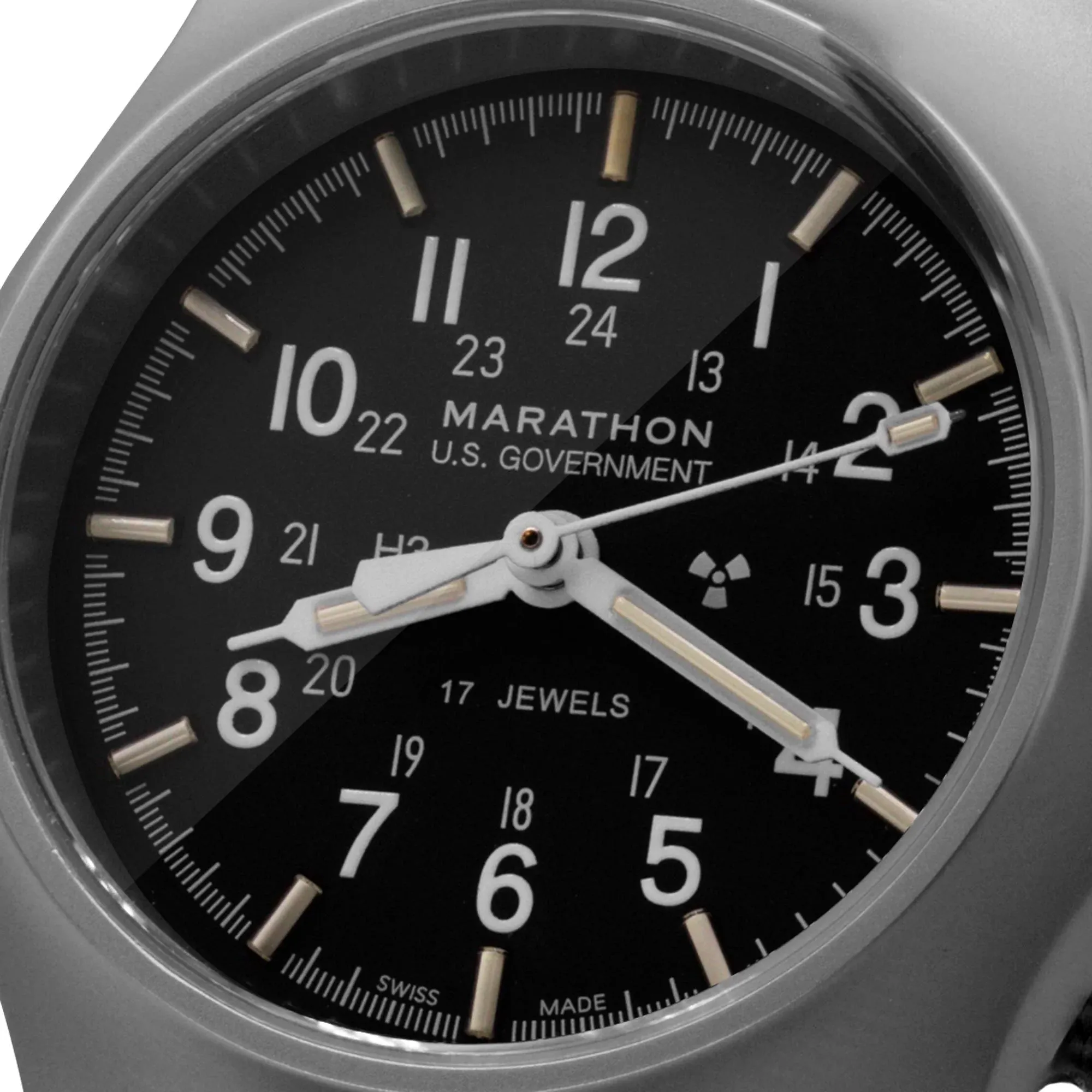 Marathon Re-Issue GP Mechanical (GPM) 39mm US Government Marking Stainless Steel WW194003SS