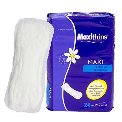 Maxithins Multi-Channel Non-Wing Maxi Pads (Retail Pack)