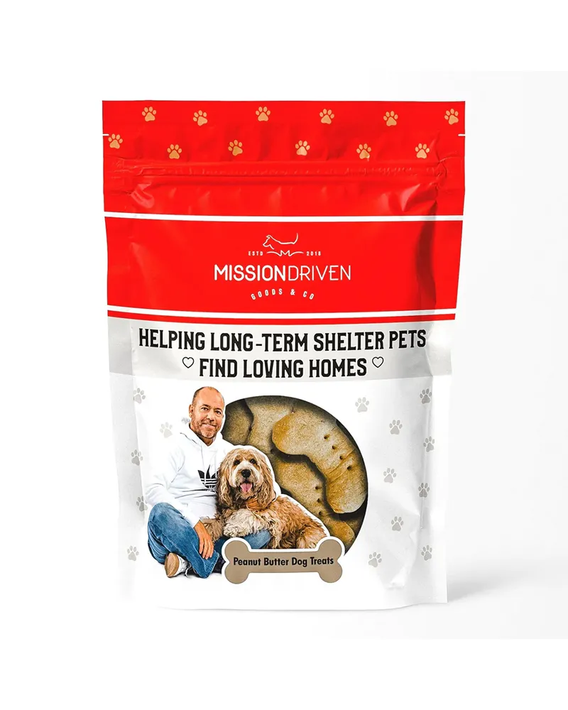 Mission Driven Peanut Butter Dog Treat 6.4oz