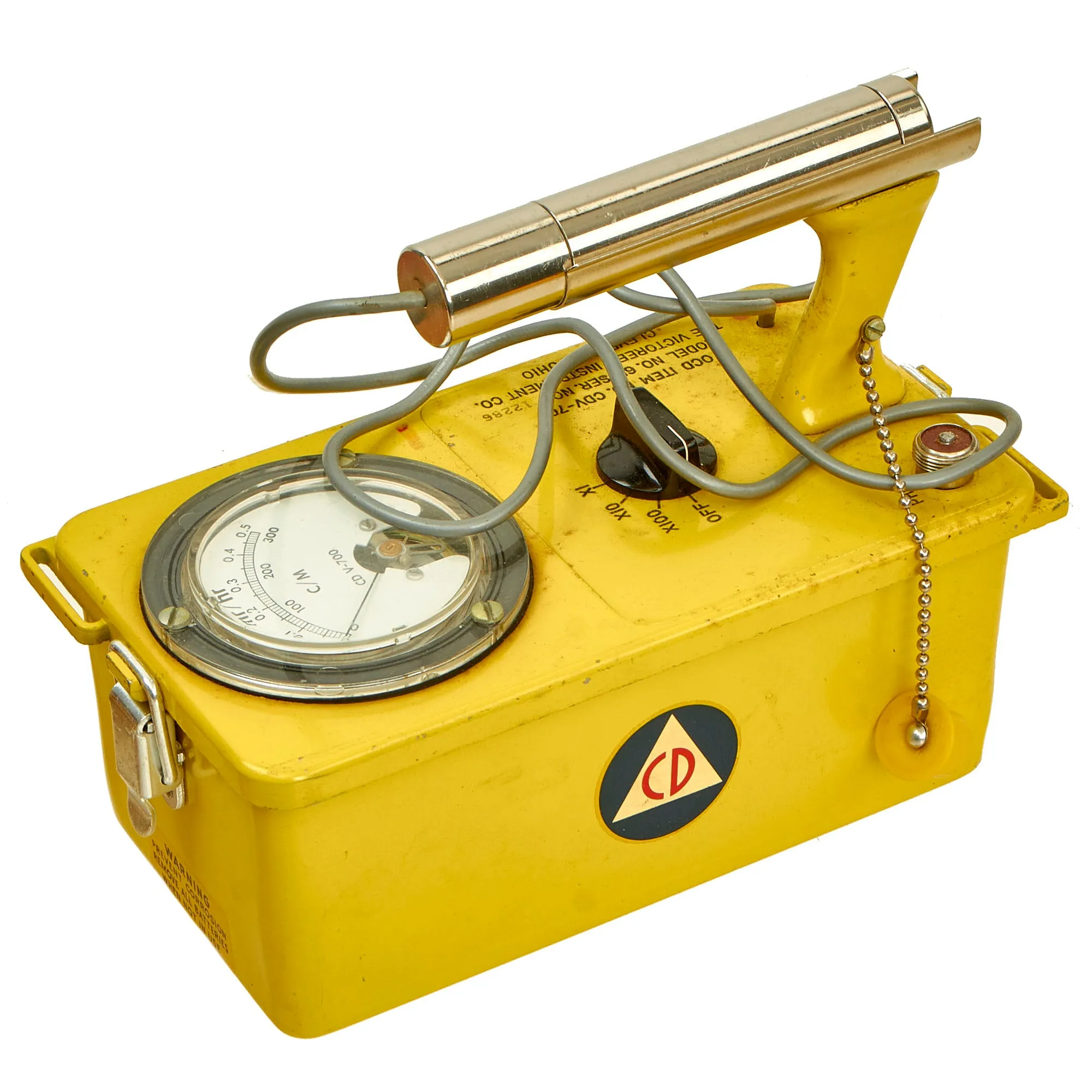 Original U.S. Cold War Victoreen Civil Defense V-777-1 Shelter Radiation Detection Kit