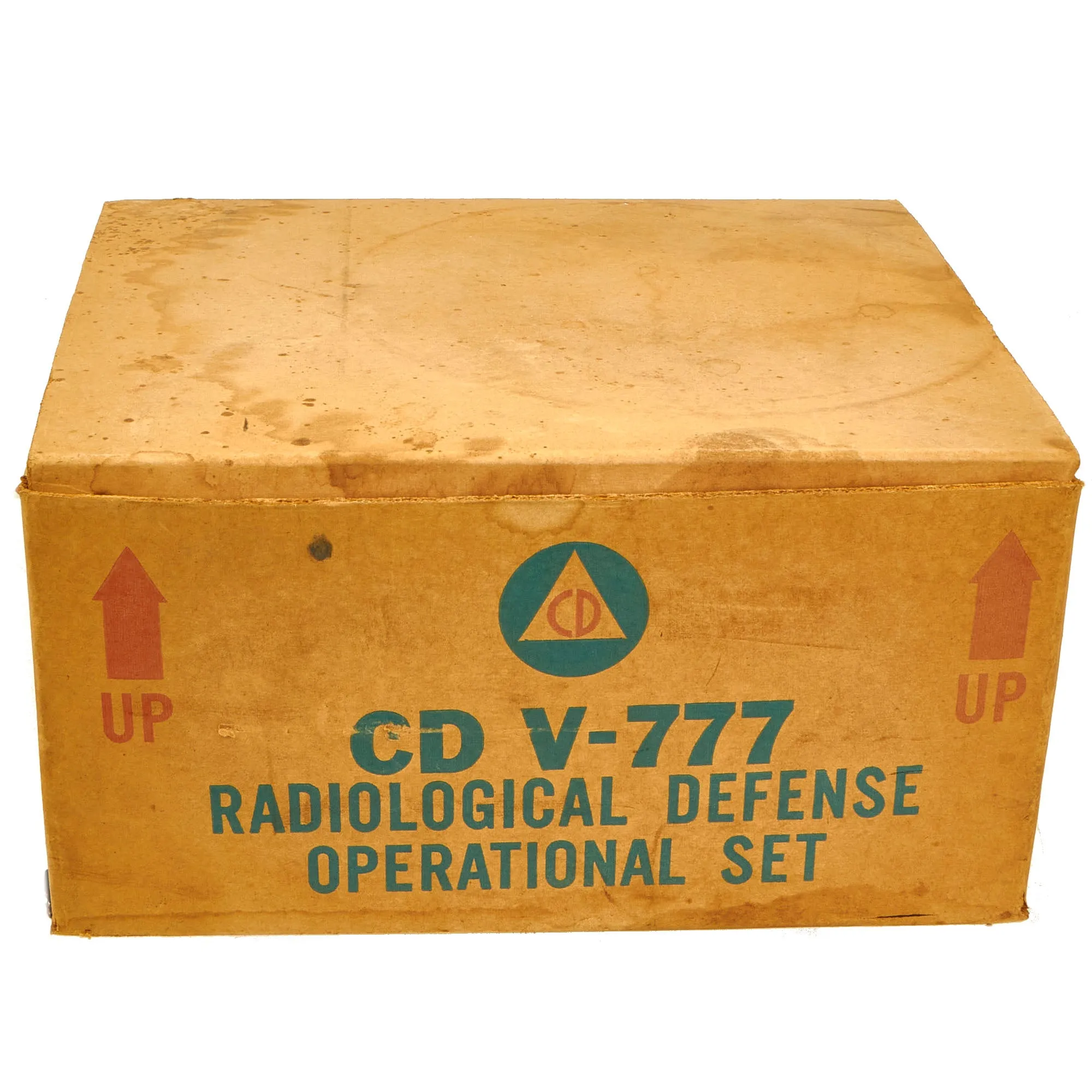 Original U.S. Cold War Victoreen Civil Defense V-777-1 Shelter Radiation Detection Kit