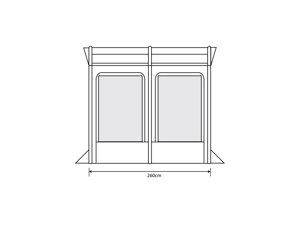 Outdoor Revolution Eden Air 260 Caravan Awning