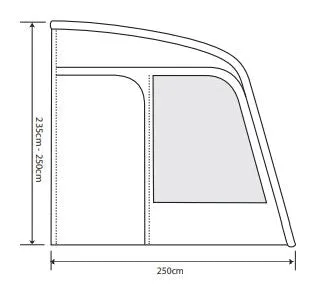 Outdoor Revolution Eden Air 390 Caravan Awning