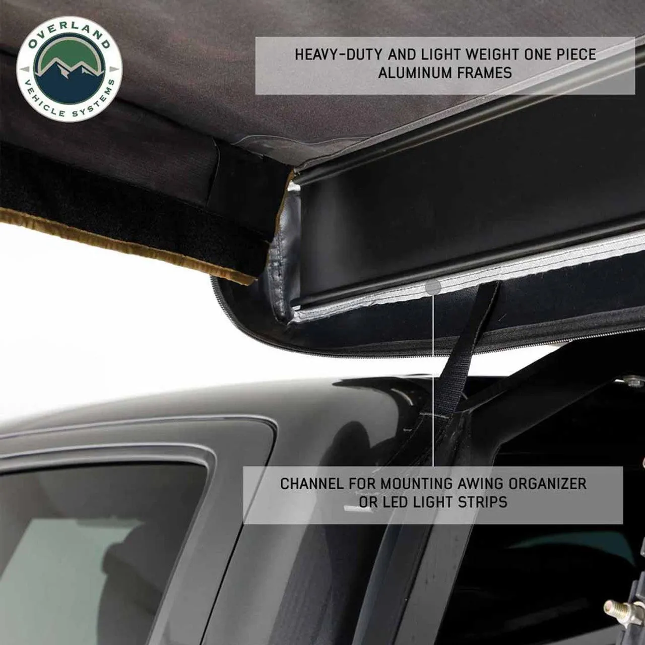 Overland Vehicle Systems Nomadic 180 LTE 180 Degree Awning