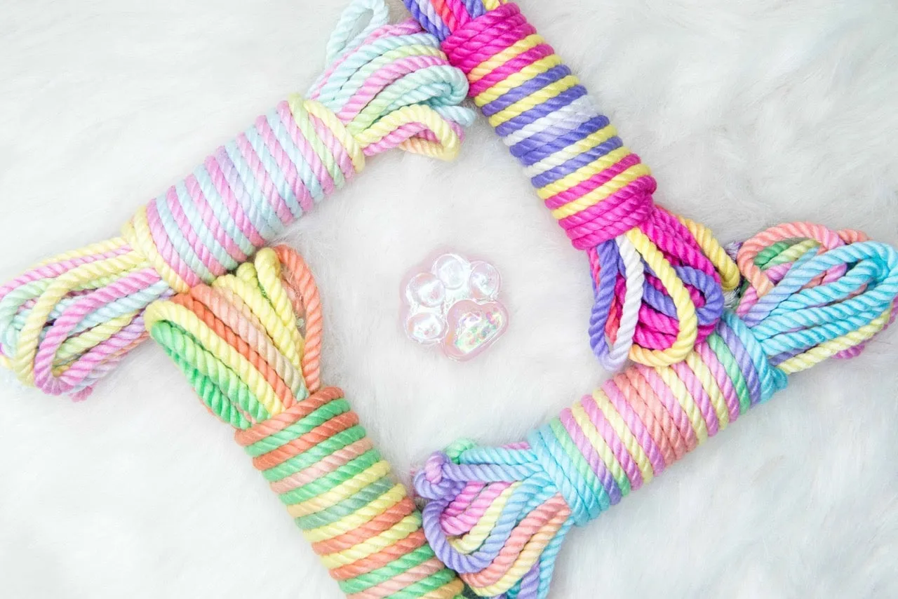 Pride Rainbow Bamboo Shibari Rope